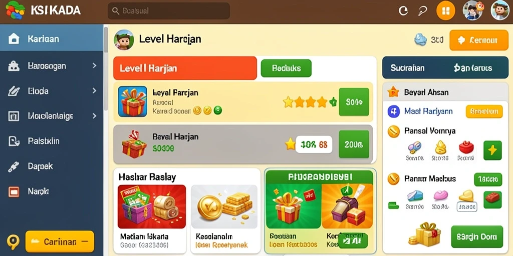 Screenshot memperlihatkan hadiah spesial dalam game ADI99.