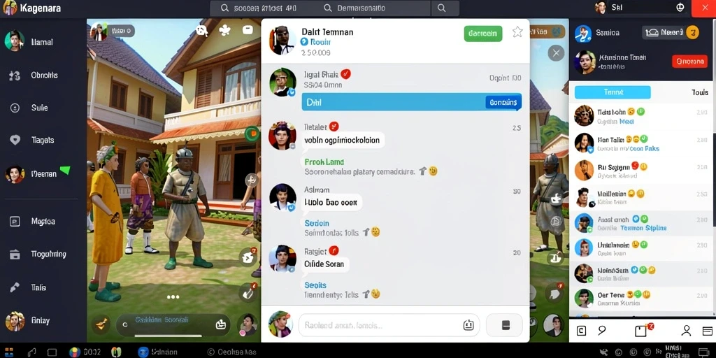 Komunitas aktif yang siap membantu pemain baru.